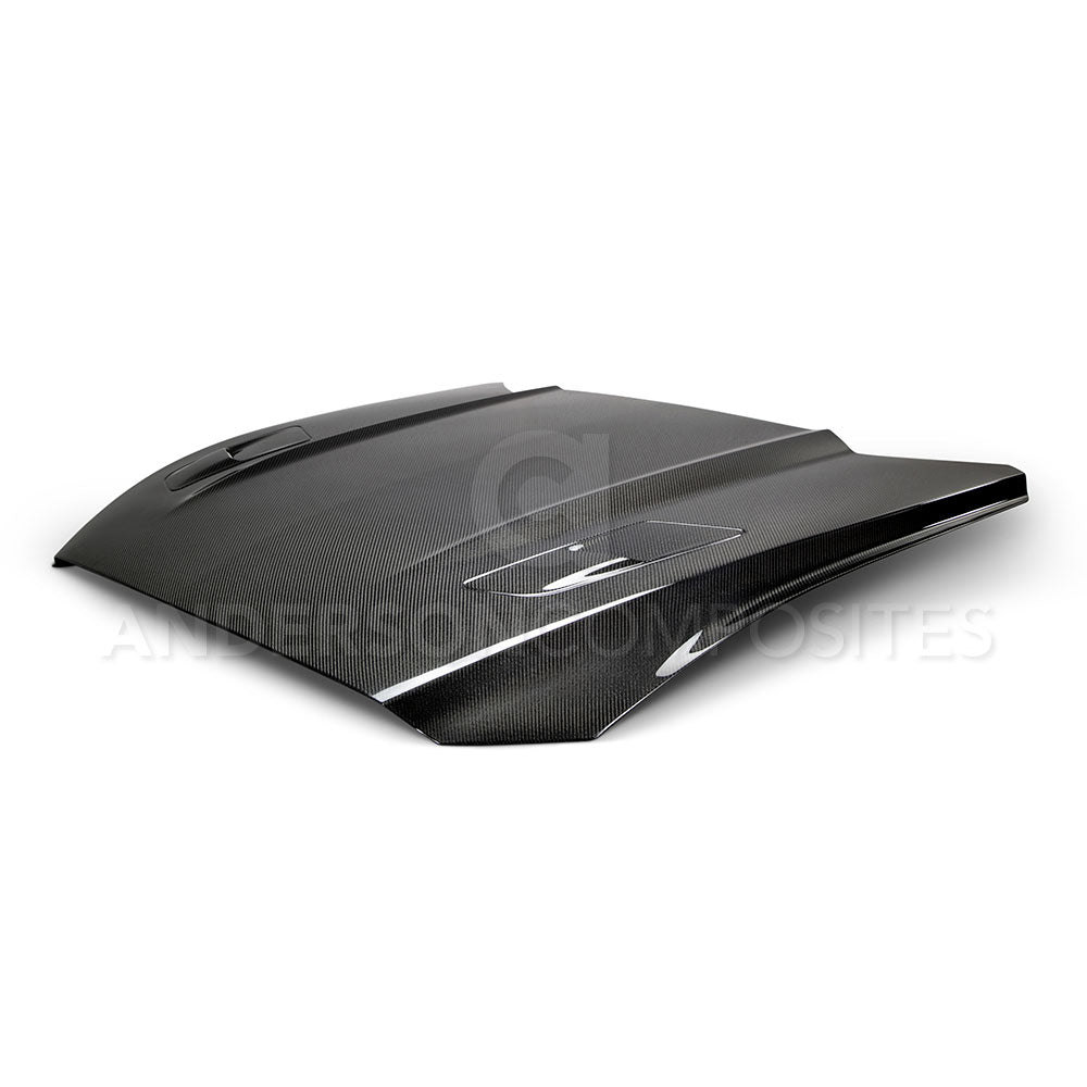 2015 - 2017 Ford Mustang GT Double Sided Carbon Fiber OE Style Hood