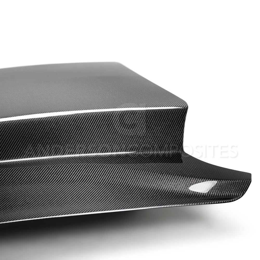 2018-2023 Ford Mustang Double Sided Type-CJ Carbon Fiber Cowl Hood