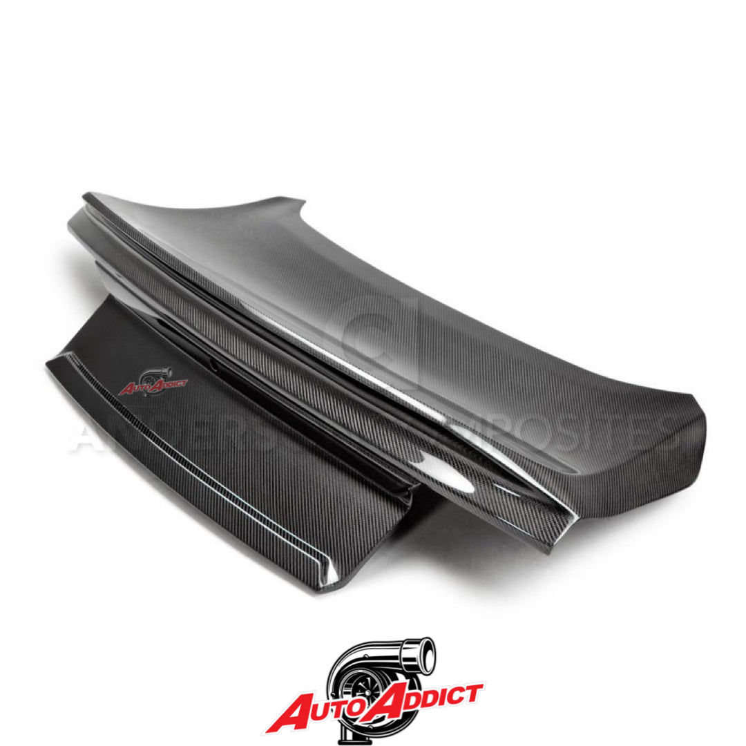 2015-2022 MUSTANG DOUBLE SIDED CARBON FIBER TYPE-ST DECKLID WITH INTEGRATED SPOILER