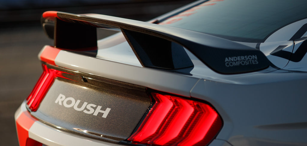 2015 - 2021 Mustang Carbon Fiber Type-AT Rear Spoiler