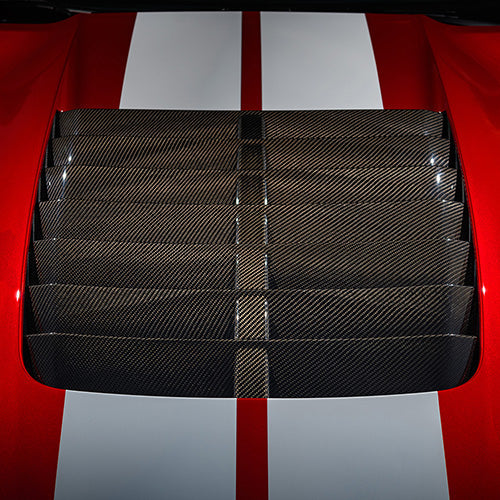 PRE-ORDER 2020 - 2021 GT500 Carbon Fiber Hood Vent Kit - Ford Performance