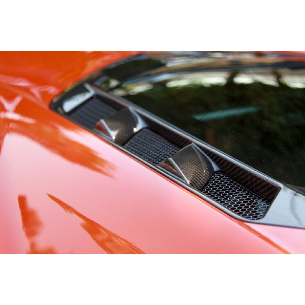 2020-2023 Chevrolet Corvette C8 Carbon Fiber Rear Hatch Vent
