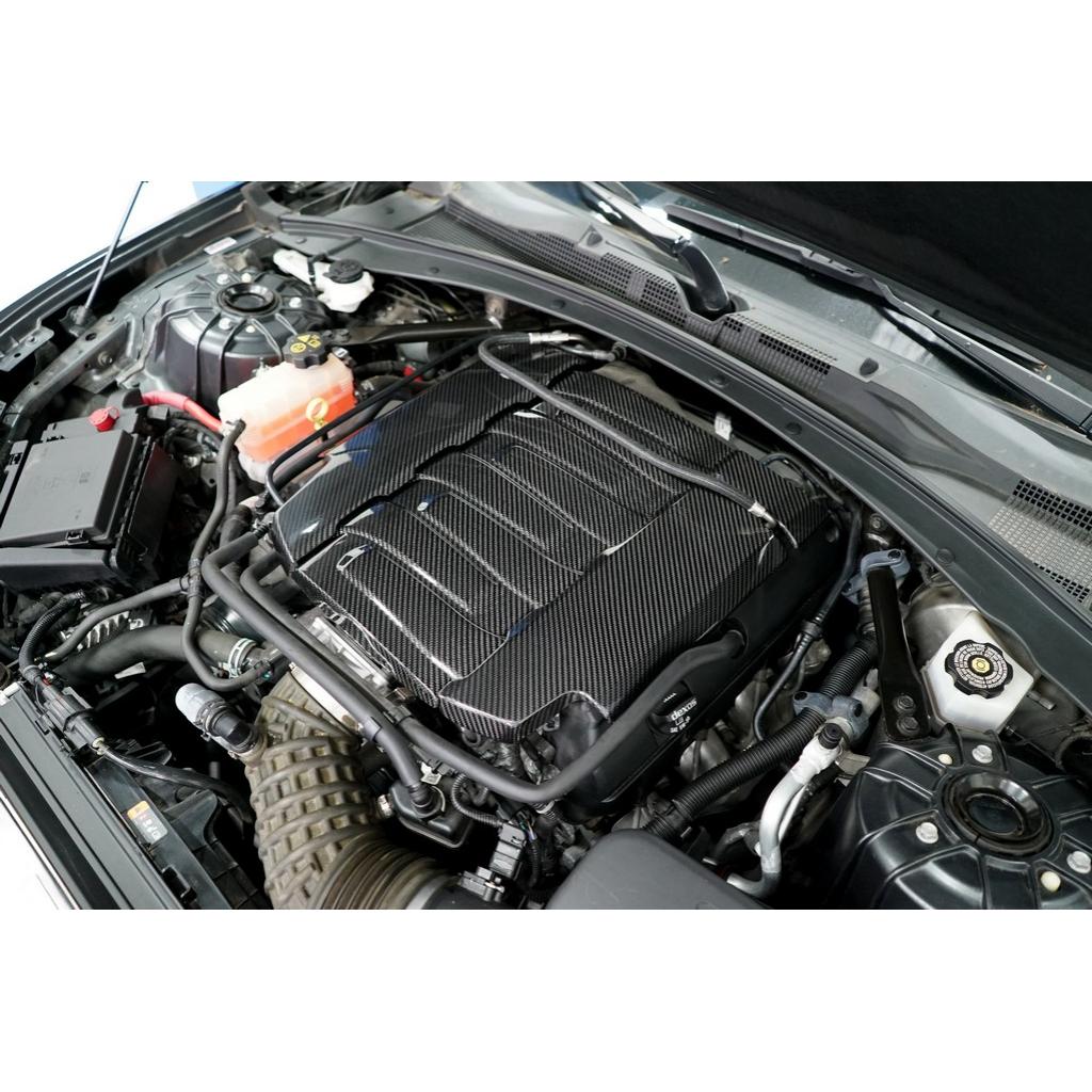 2016-2024 Chevy Camaro Gloss Carbon Fiber SS LT1 Engine Cover Set
