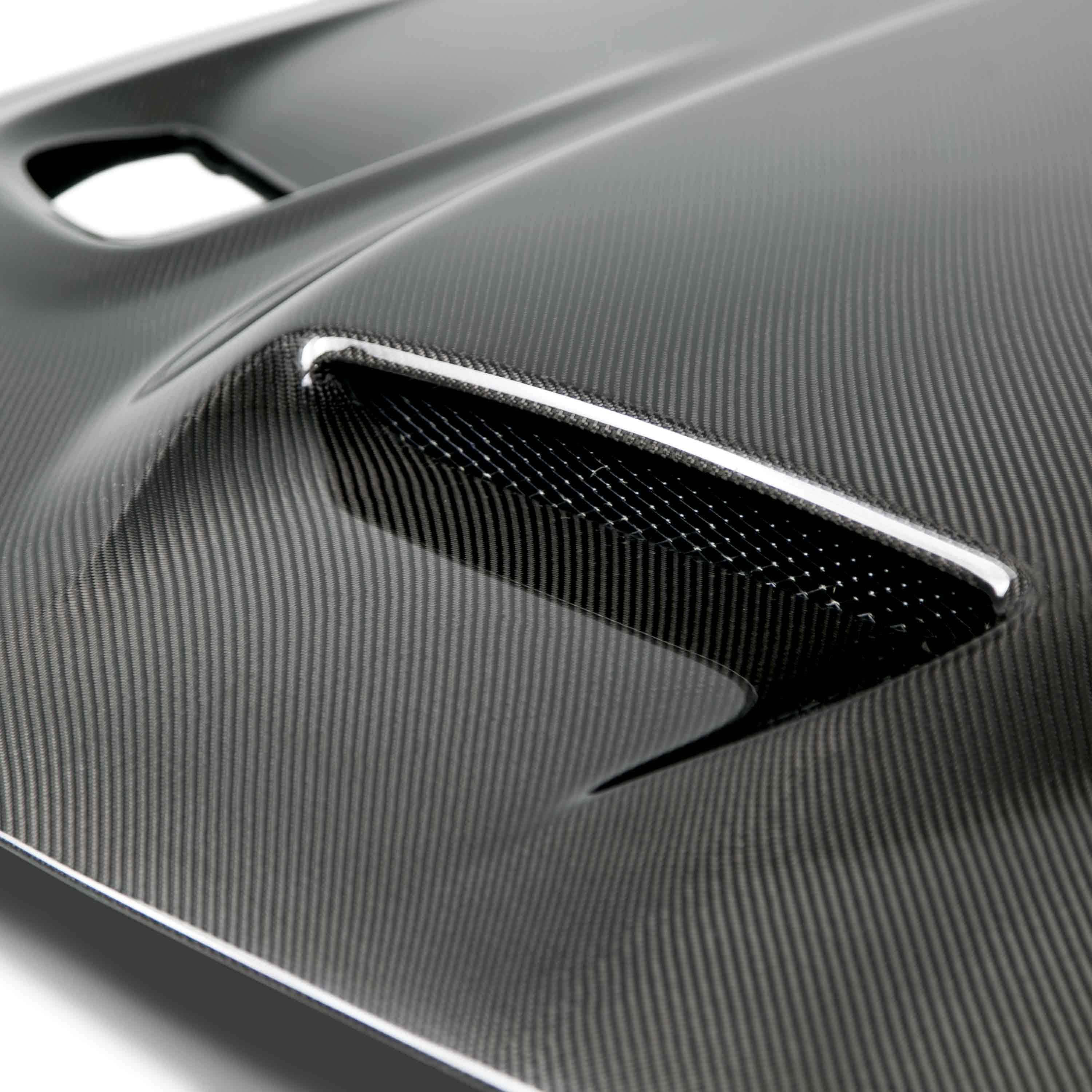 2015-2023 Dodge Challenger Hellcat Style Carbon Fiber Hood