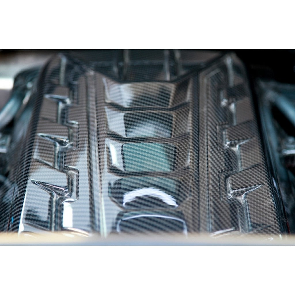 2020-2023 Chevrolet Corvette C8 Carbon Fiber Engine Plenum Cover