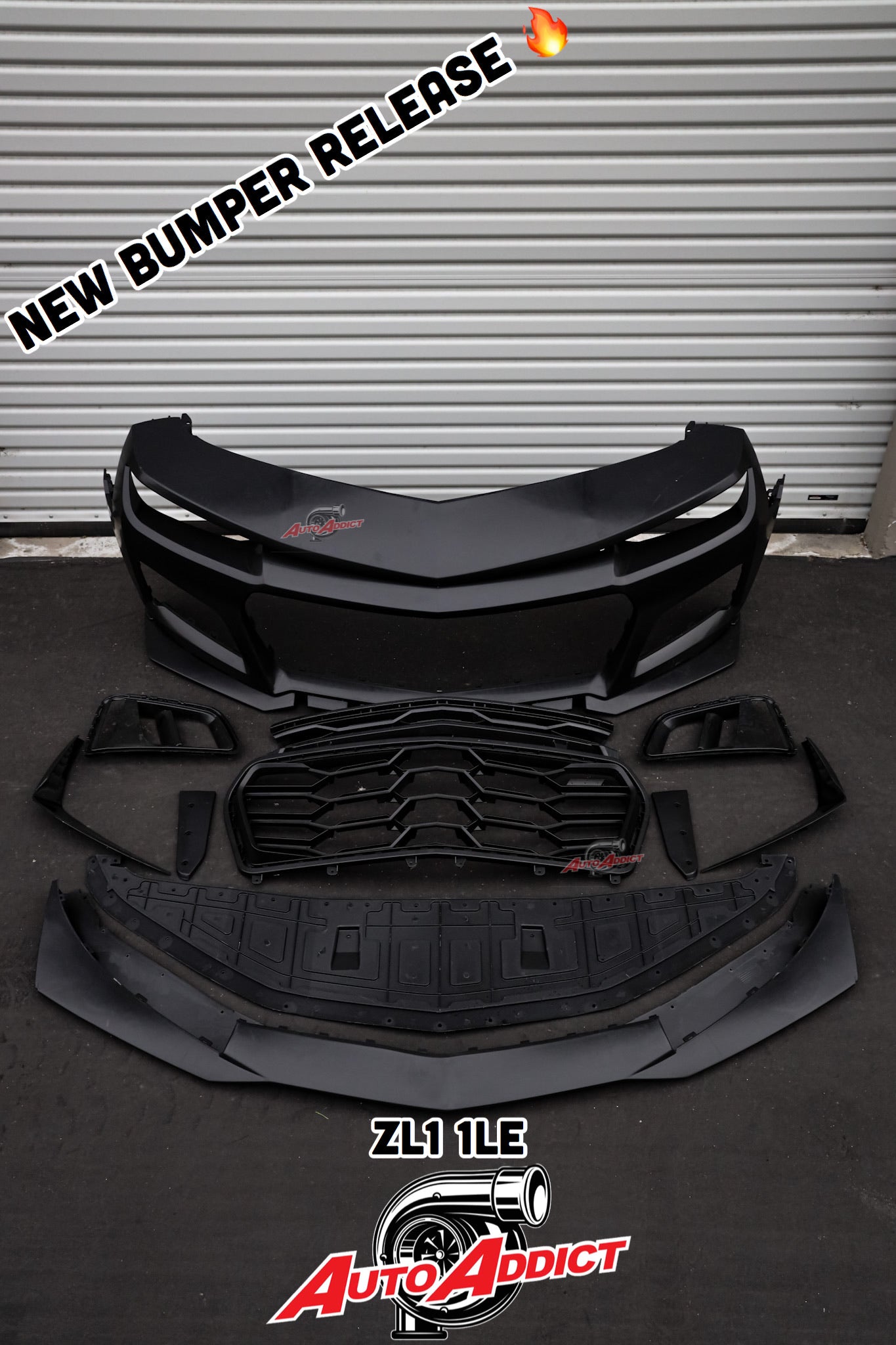 Low Price Chevrolet Chevy Camaro ZL1 Front Bumper Stylish Design, Durable ABS PP