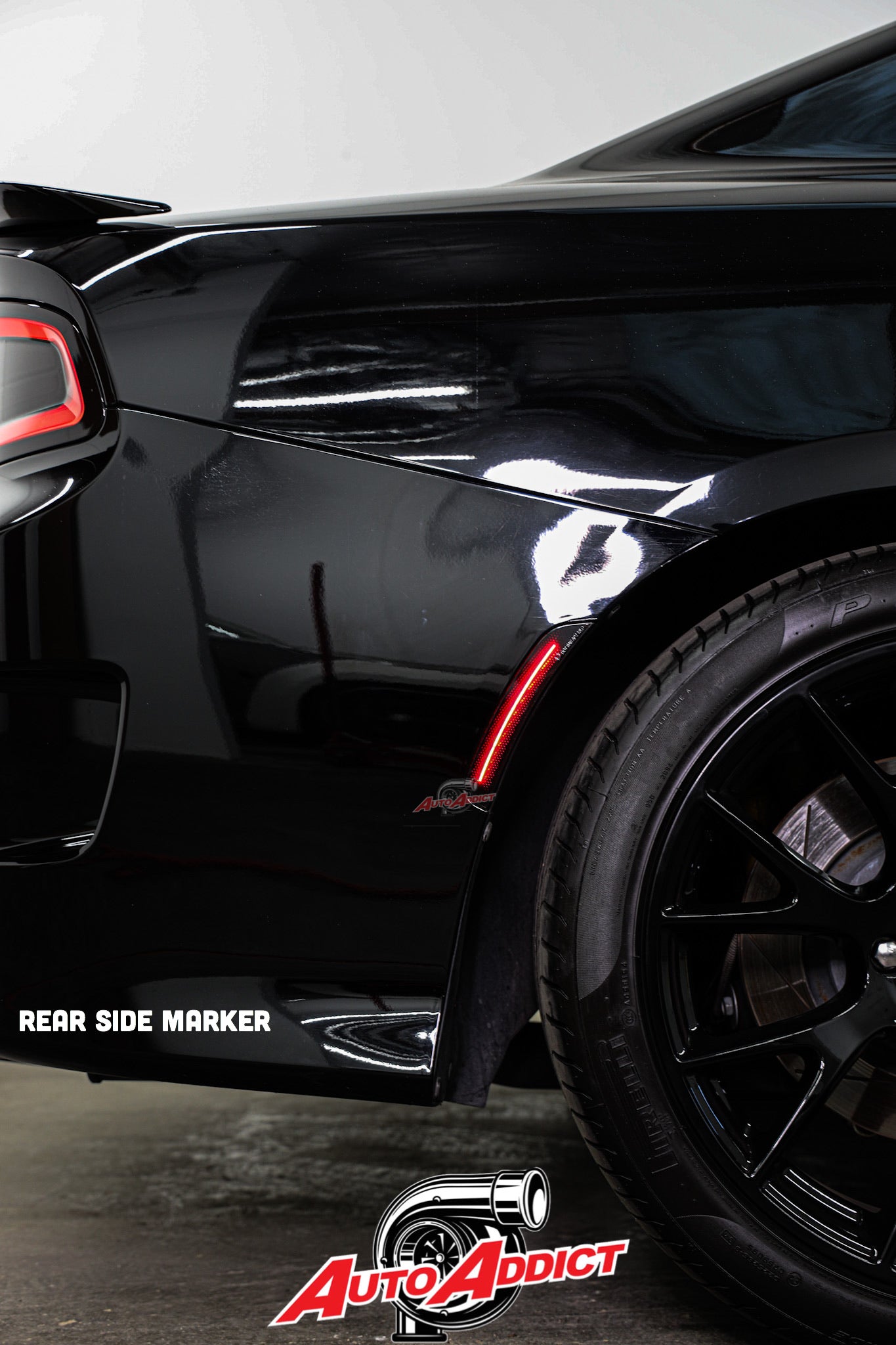 SMOKED LED Side Markers for 2015-2020 Dodge Charger (set)