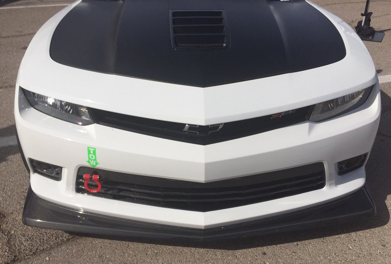 2014-2015 CHEVY CAMARO TYPE-Z28 CARBON FIBER FRONT LIP